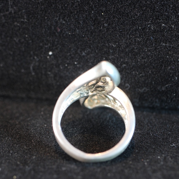 Sterling Silver 925 Filigree Design Ring - Picture 6 of 7